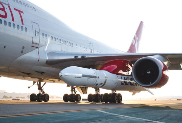 Western Europe’s first satellite launch mission of Virgin Orbit takes off