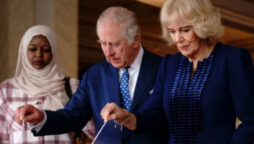 King Charles and Queen Consort Camilla light candles on Holocaust day