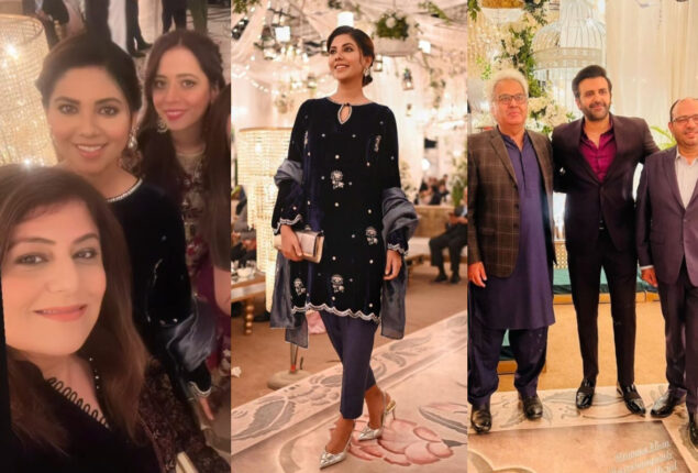 Sunita Marshall and Hasan Ahmed look graceful in a wedding