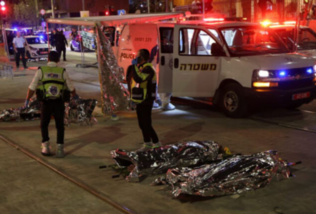 Seven shot dead in synagogue outside Jerusalem