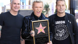 Billy Idol Honored with a Star on the Hollywood Walk of Fame