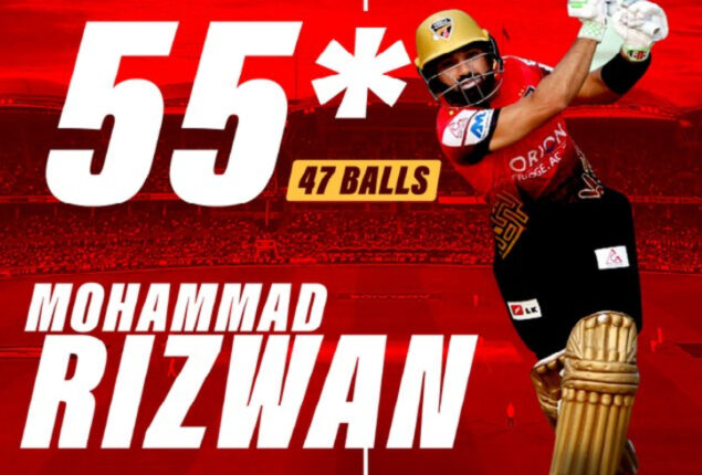 Mohammad Rizwan reached landmark in ongoing BPL