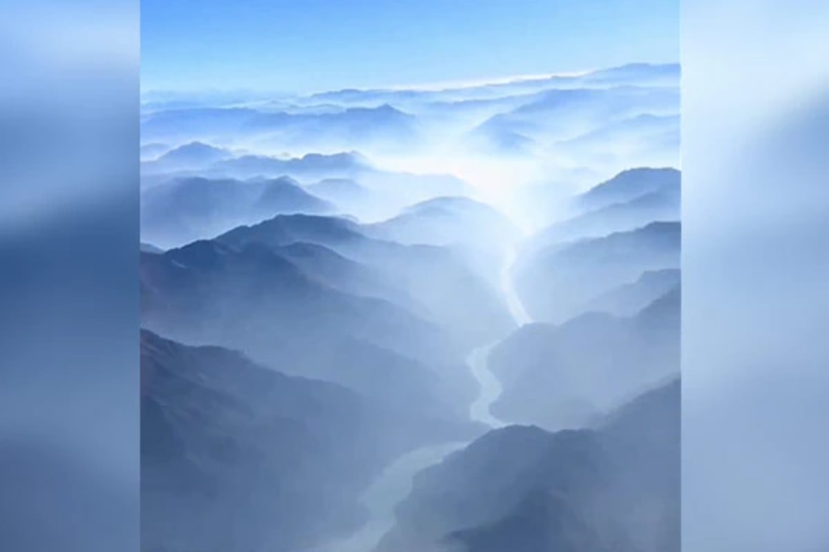 Aerial view of Himachal Pradesh