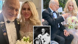 Buzz Aldrin marries on his 93rd birthday, beautiful images go viral