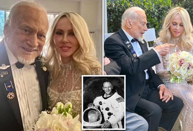 Buzz Aldrin marries on his 93rd birthday, beautiful images go viral
