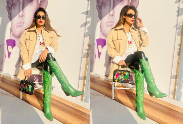 Amna Illyas looks fascinating at Charity Brunch in Karachi