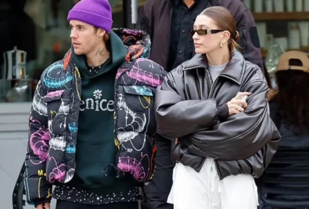 Justin and Hailey Bieber go out for lunch in Los Angles