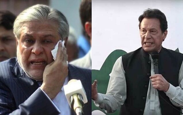 Dar challenges Imran for debate on economic debacle