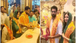 Katrina Kaif and Vicky Kaushal visit Siddhivinayak with his mom