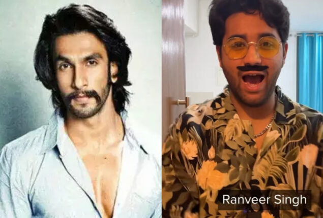 Man imitates Ranveer Singh