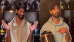 Shahid Kapoor shows off his massive helmet collection ‘his ladies’