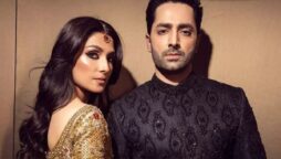 Ayeza Khan and Danish Taimoor exude glam in their latest photoshoot