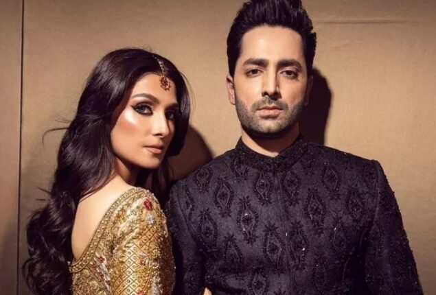 Ayeza Khan and Danish Taimoor exude glam in their latest photoshoot