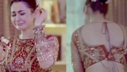 Hania Aamir gets trolled for her bridal outfit in “Mujhe Pyaar Hua Tha”