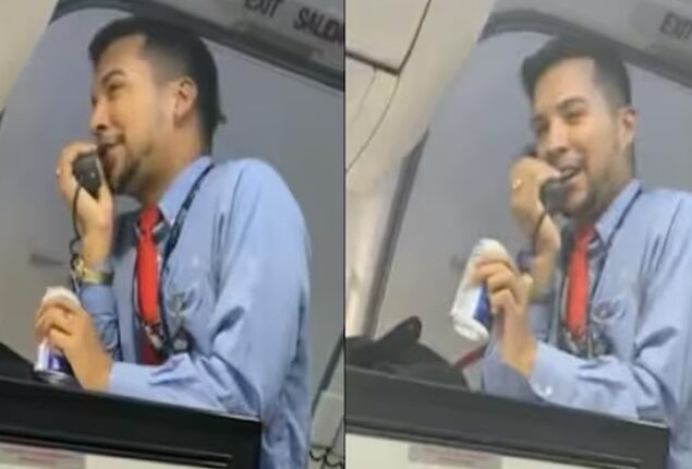 Flight attendant’s hilarious announcement left everyone laughing