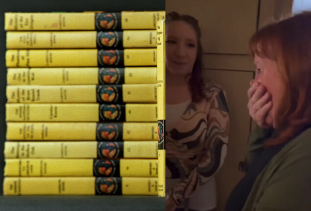 Woman buys mother’s old Nancy Drew books, which she sold
