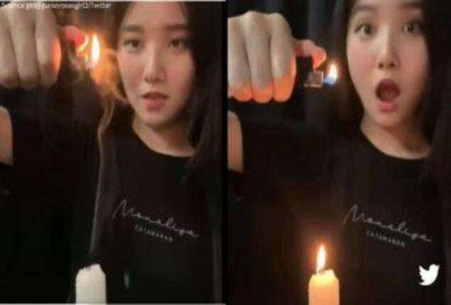 lighting candle