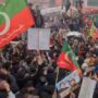 PTI protests outside ECP against Naqvi’s appointment