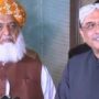 Maulana Fazl consults with Zardari on contesting by-polls