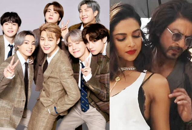 BTS dance to SRK’s Jhoome Jo Pathaan in fan-made video