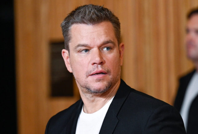 Matt Damon says working on project in Ukraine