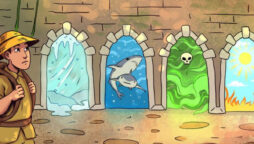 Brain Teaser: Help the Man in choosing the Escape Door in 21 secs!