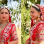 Ushna Shah looks mesmerizing in red on her wedding