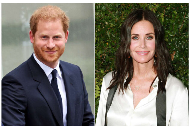 Courteney Cox denies giving Prince Harry ‘black diamond’ mushrooms