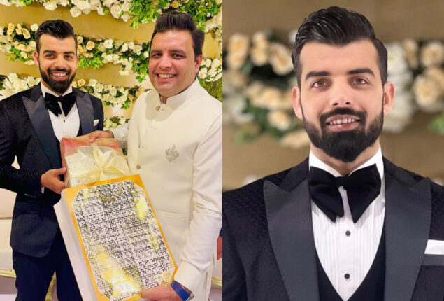 Shadab Khan heartthrob look from his Valima Reception