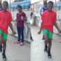 World Record: Teenage Nigerian skips rope 265 times in 1 min on one leg