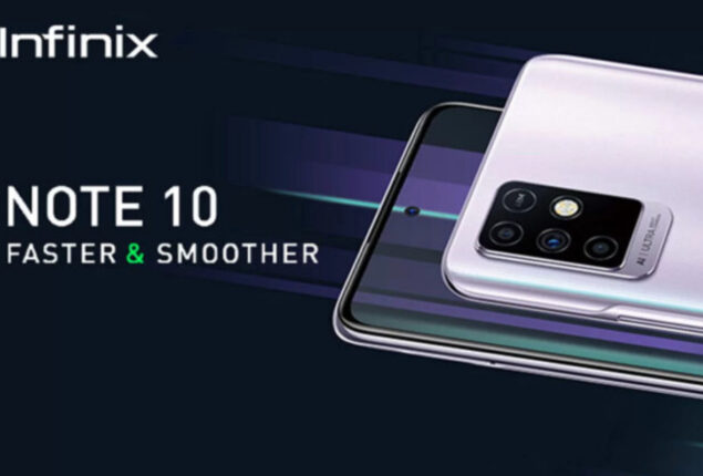 Infinix Note 10 price in Pakistan