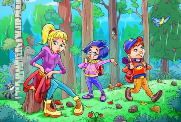 Optical Illusion: Spot the hidden umbrella in the forest in 7 sec