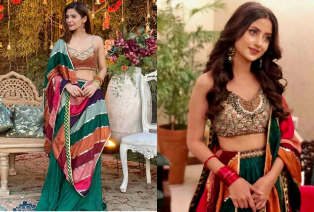 Sajal Aly and Ayesha Omar sizzles in lehenga