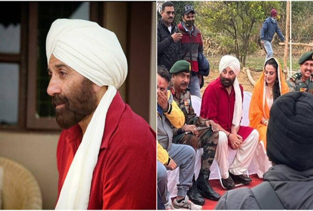 Sunny Deol fighting with soldiers in the new BTS video