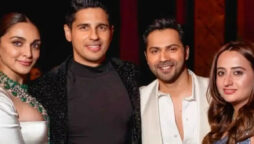 Sidharth Malhotra-Kiara Advani and Varun Dhawan-Natasha Dalal all in one frame
