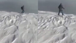 Viral: Skier climb mountain disappears with no sign 