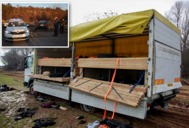 Six charged after 18 people found dead in truck in Bulgaria