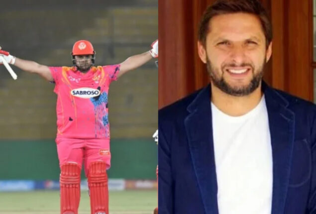 Shahid Afridi praises Azam Khan after his performance in PSL 8
