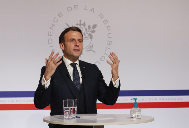 French President Emmanuel Macron will visit China in ‘early April’