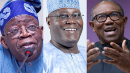 Tinubu leads Atiku and Obi in Nigeria election results 2023