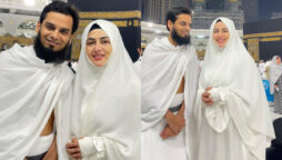 Sana Khan performs Umrah with husband