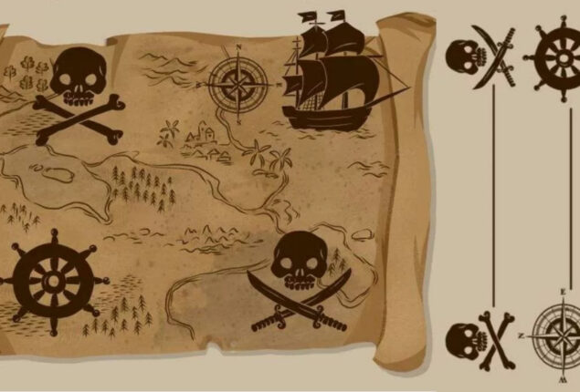 Puzzle for IQ Test: Spot the Hidden Treasure inside Map in 9 secs!