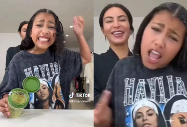 Kim Kardashian and her daughter north have a heartwarming family moment