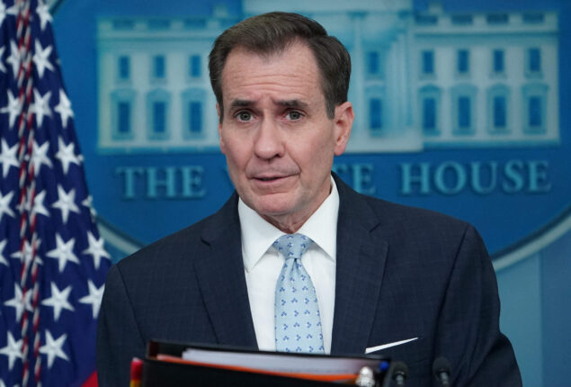 No US surveillance planes operational in Chinese airspace, says John Kirby