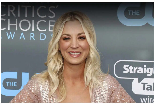 Kaley Cuoco discusses the benefits of filming an upcoming HBO series while pregnant