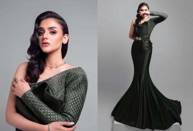 Hira Mani looks hypnotizing in her unique mermaid gown