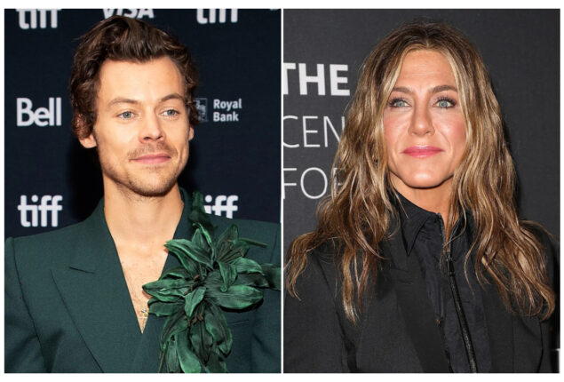 Jennifer Aniston is being pursued by Harry Styles “relentlessly”