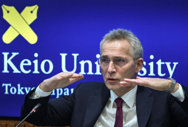 NATO head applauds Japan’s efforts to increase defence spending