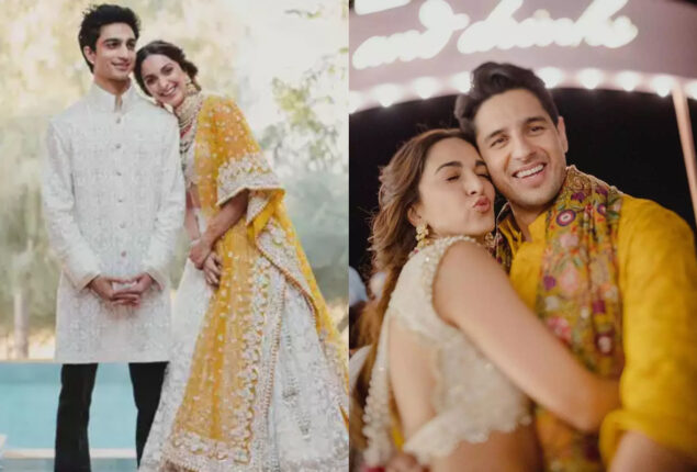 Kiara Advani’s brother shared pictures from her mehendi ceremony