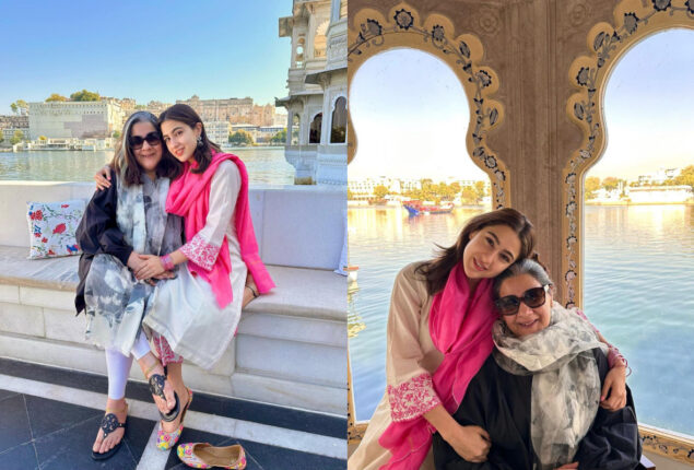 Sara Ali Khan shares Udaipur photos with mom Amrita Singh on birthday